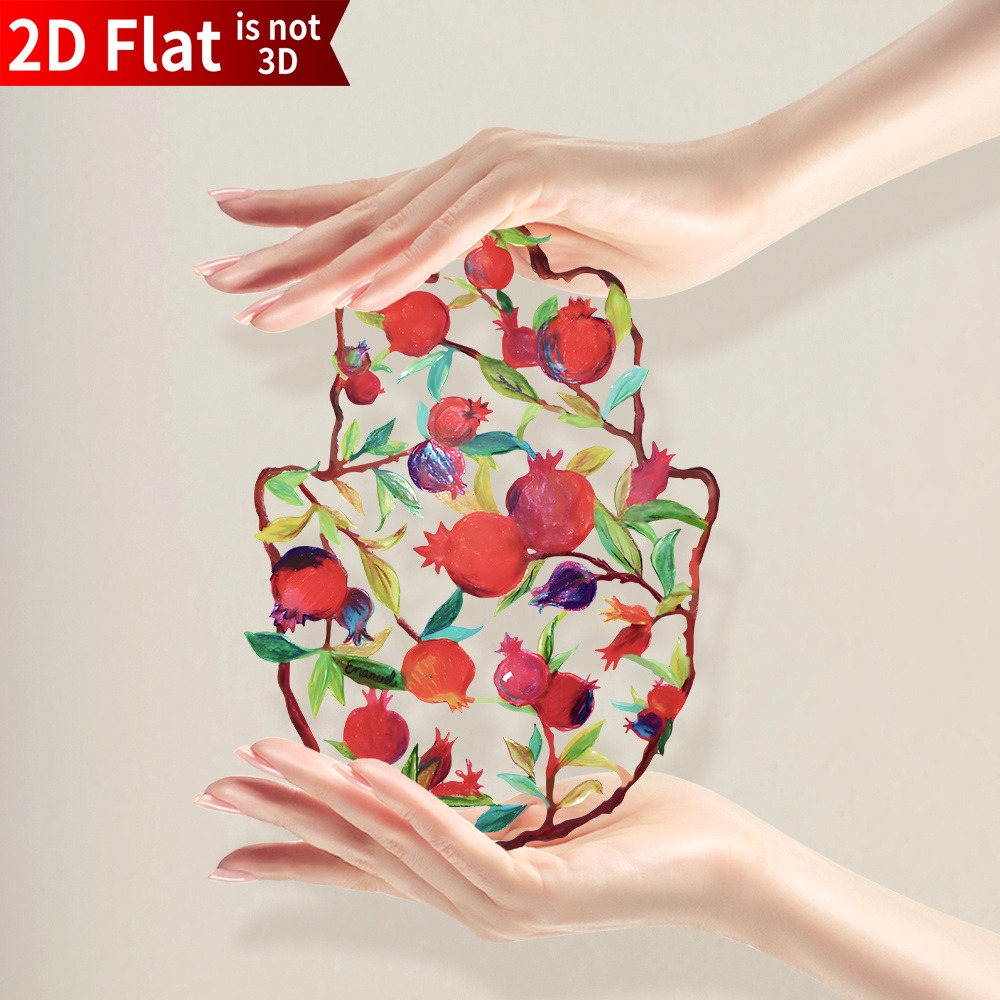 Art & Craft Hari Raya - CIFBUY 함사 금속 벽 장식, 악마의