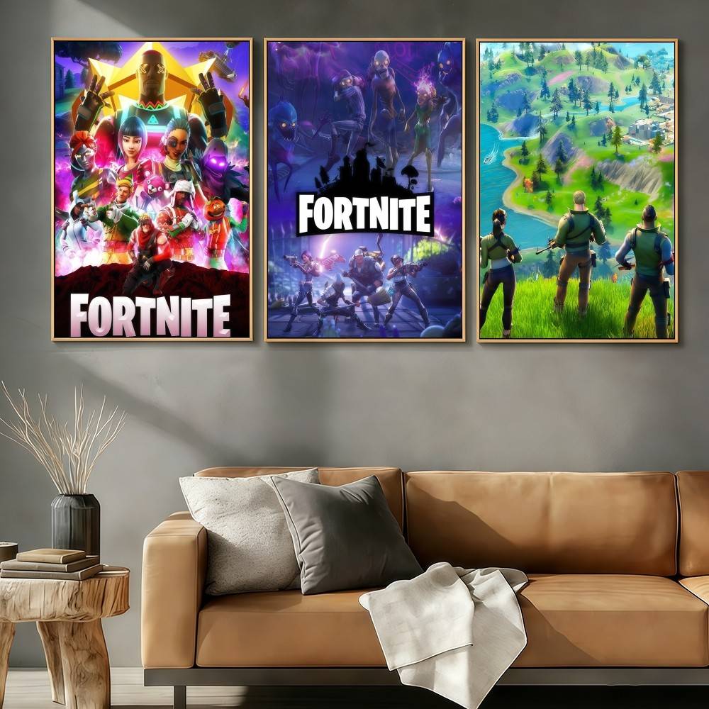 Art Craft Online - F-FORTNITES-ES 온라인 게임 포스터 스티커 아트