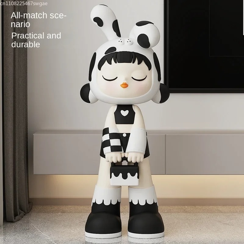 아트 카툰 소녀 조각상 실내 패션 캐릭터 모델 레진 공 - Art Craft Accessories 리뷰 및 가격