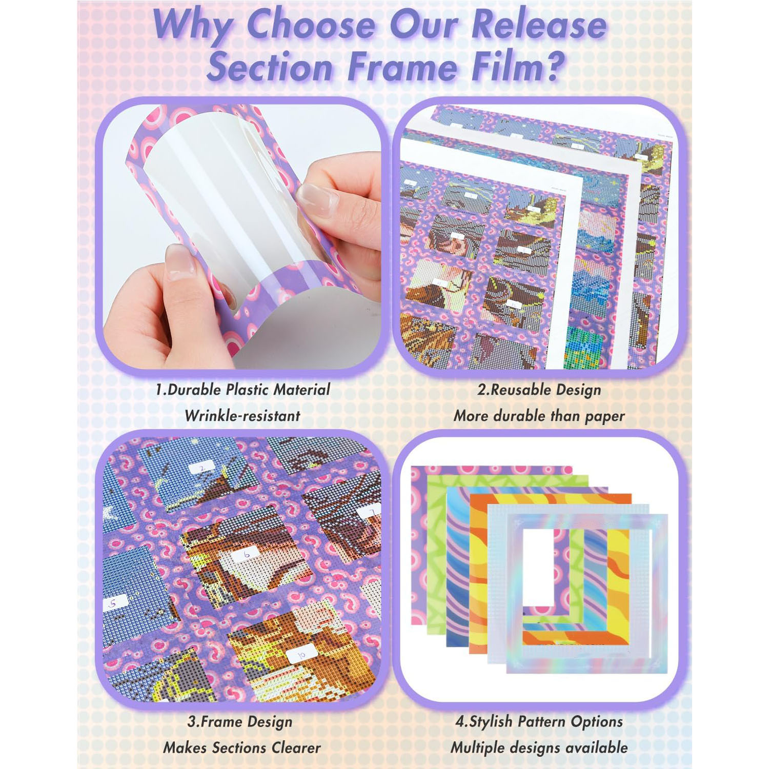 30Pcs 다이아몬드 페인팅 도구 10cm 재사용 가능 - Art Craft Accessories 리뷰 및 가격
