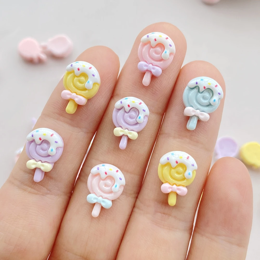 30pcs 수지 다채로운 3D 미니 롤리팝 아이스크림  - Art Craft Ice Cream 리뷰 및 가격