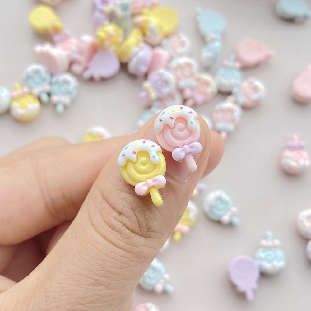 30pcs 수지 다채로운 3D 미니 롤리팝 아이스크림  - Art Craft Ice Cream 리뷰 및 가격