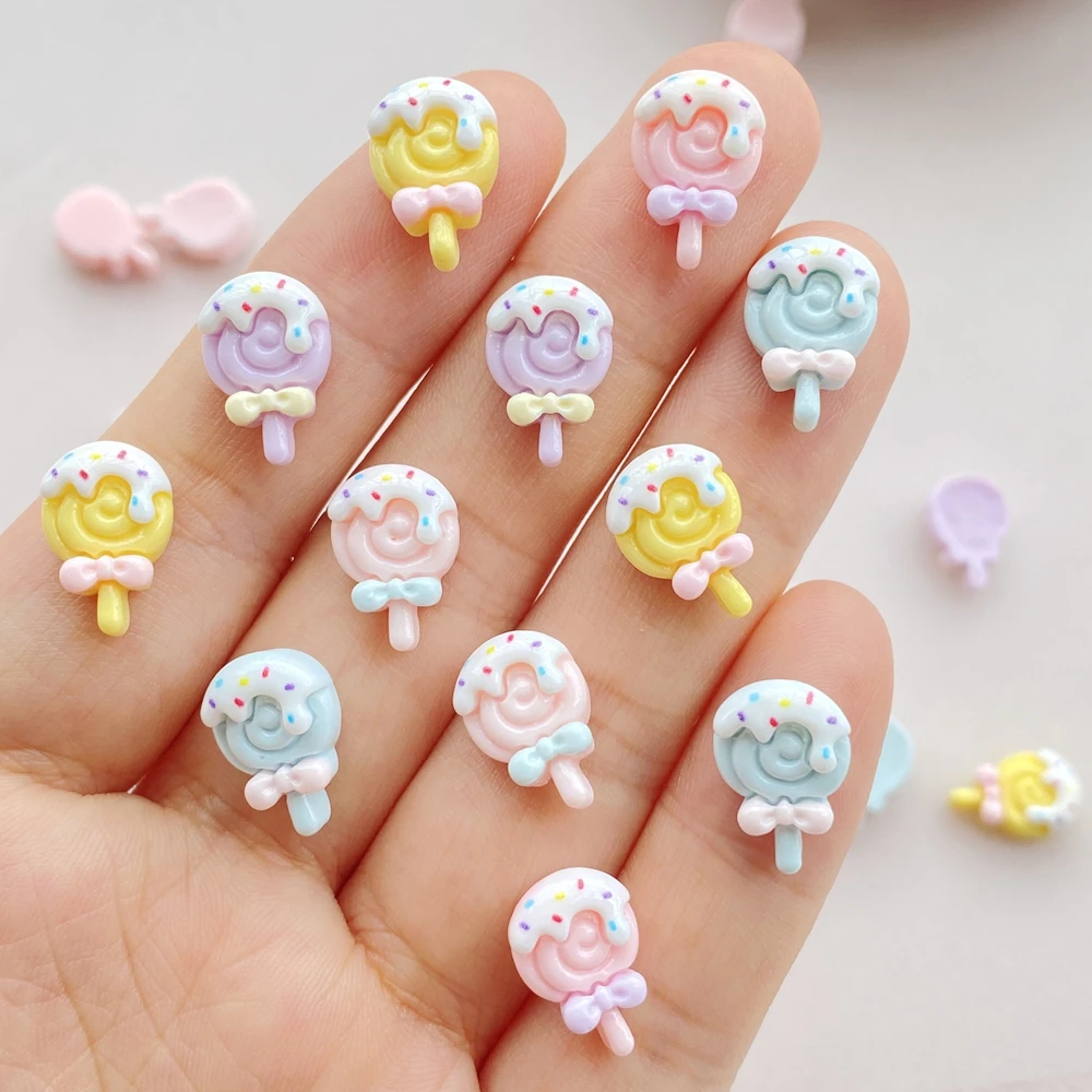 30pcs 수지 다채로운 3D 미니 롤리팝 아이스크림  - Art Craft Ice Cream 리뷰 및 가격