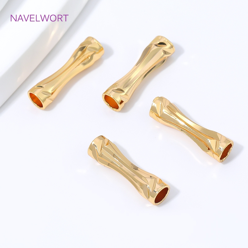 18K 금도금 면처리 튜브 비즈, 비즈용 분리 비즈,  - Art Craft Accessories 리뷰 및 가격