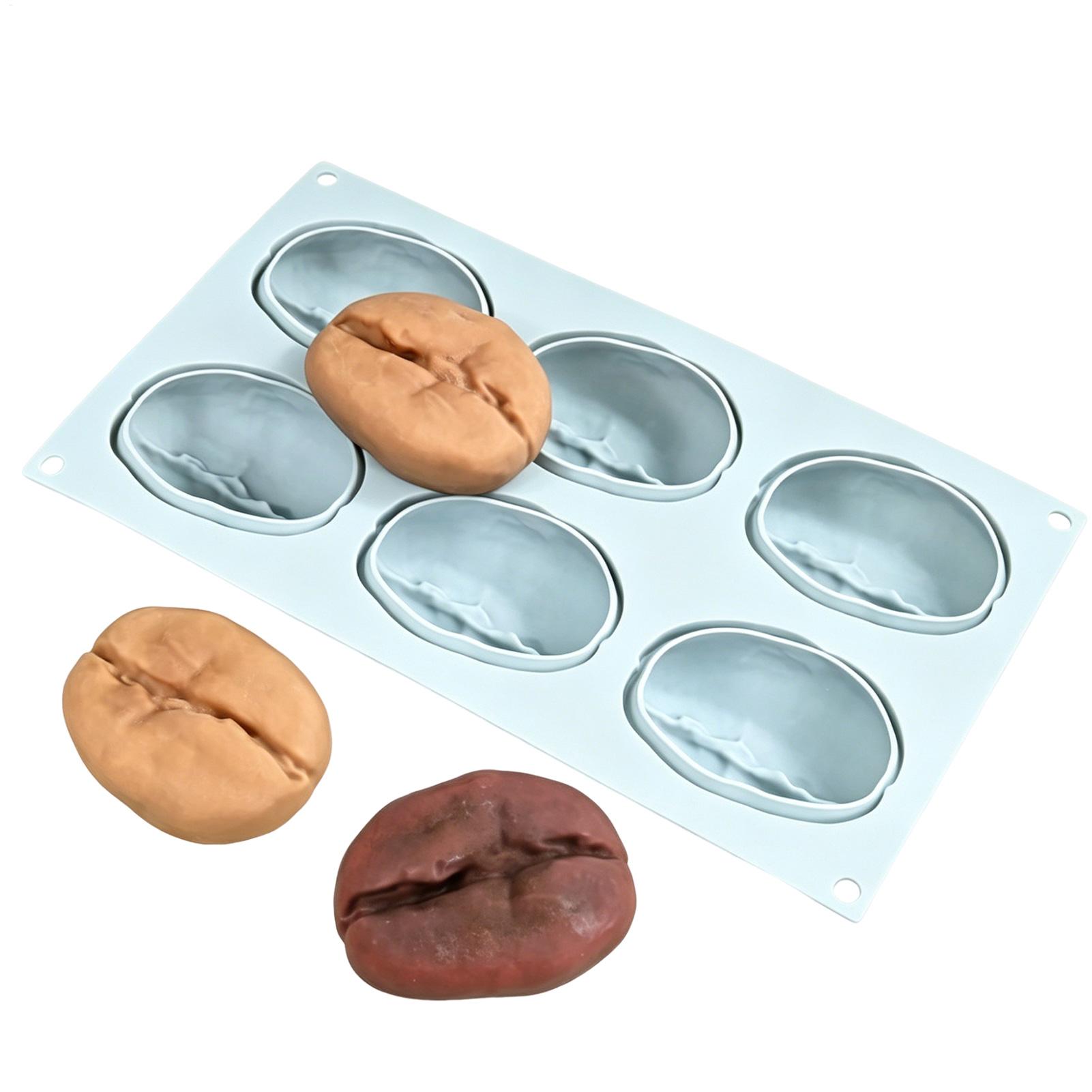 베이킹 몰드 6구 넛 커피빈 푸딩 무스 실리콘 몰드 D - Art Craft Ice Cream 리뷰 및 가격