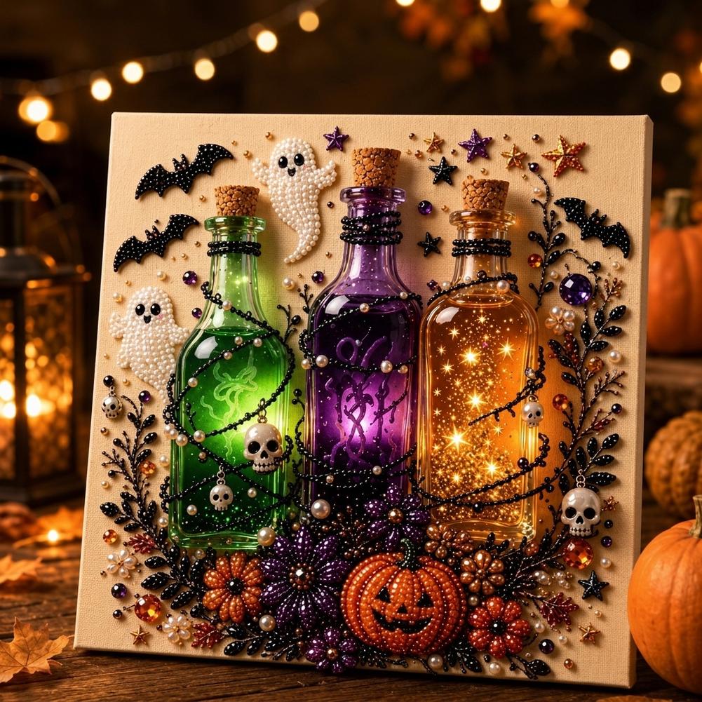 할로윈 유령 & 호박 3D 펄 아트 DIY 키트 (성인 - Art Craft Kits For Adults 리뷰 및 가격