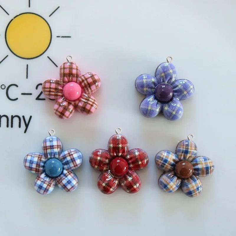 10개입 달콤한 꽃 모양 플래너 레진 펜던트, 쥬얼리  - Art Craft Accessories 리뷰 및 가격