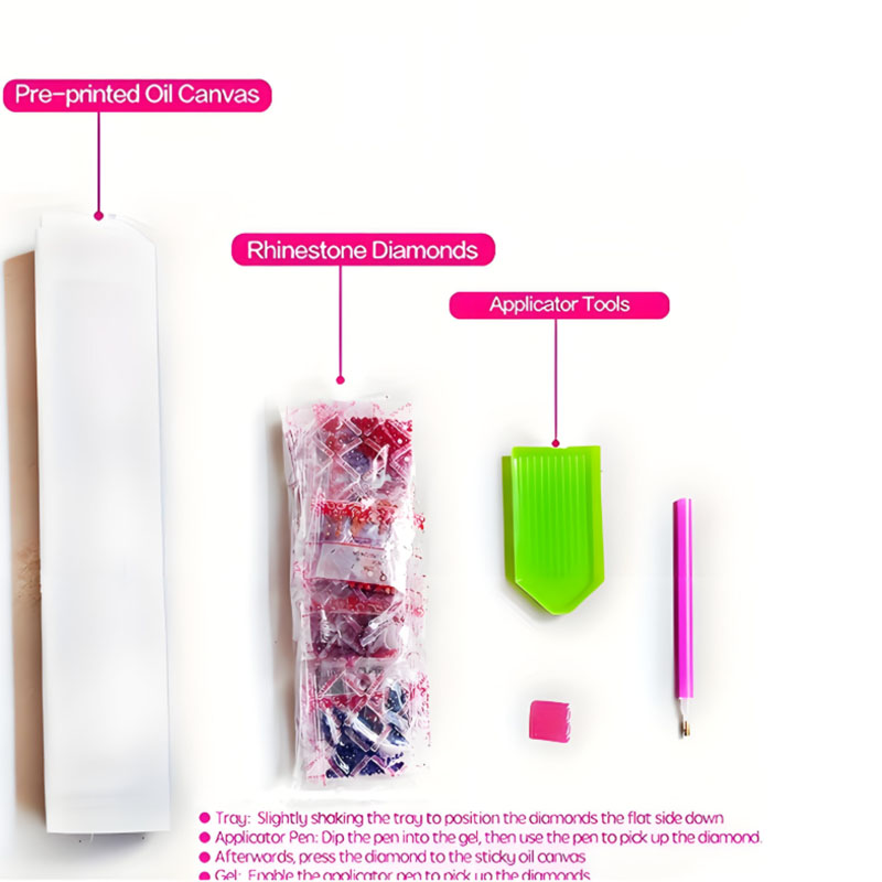 전사와 꽃무늬 다이아몬드 페인팅 세트, DIY 성인용  - Art Craft Kits For Adults 리뷰 및 가격