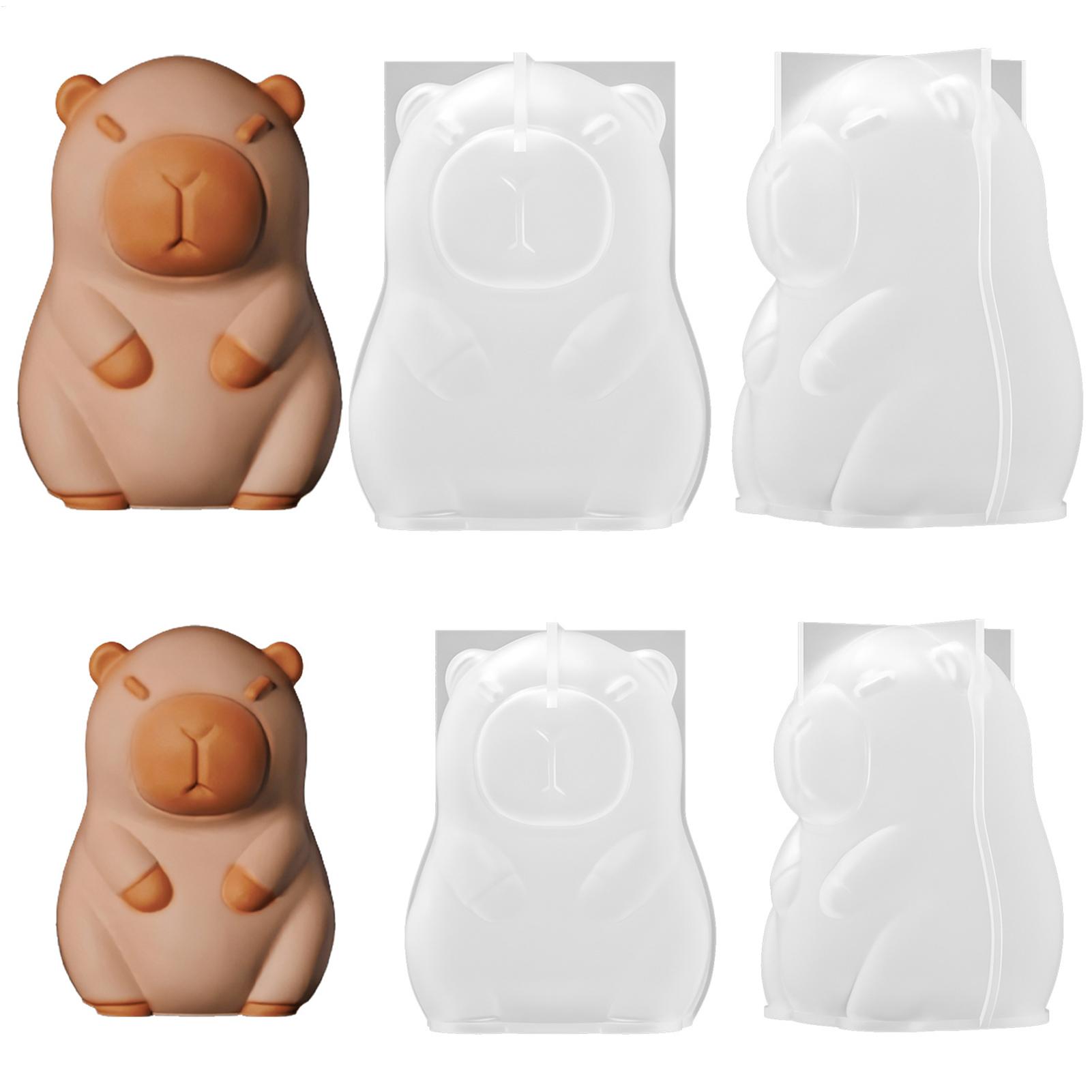 재사용 가능한 실리콘 동물 몰드 3D 카피바라 레진 몰 - Art Craft Ice Cream 리뷰 및 가격