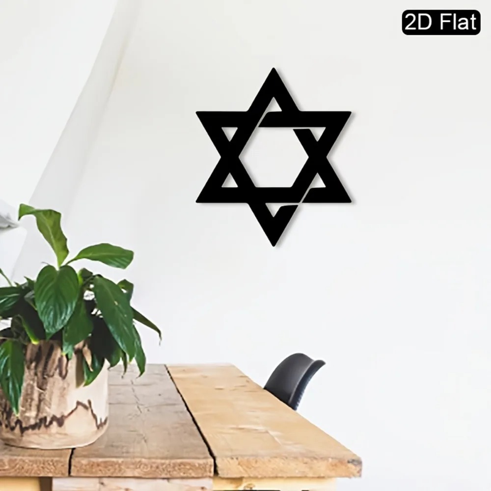 CIFBUY 철제 벽 장식 다윗의 별 금속 조각품 벽걸 - Art & Craft Hari Raya 리뷰 및 가격