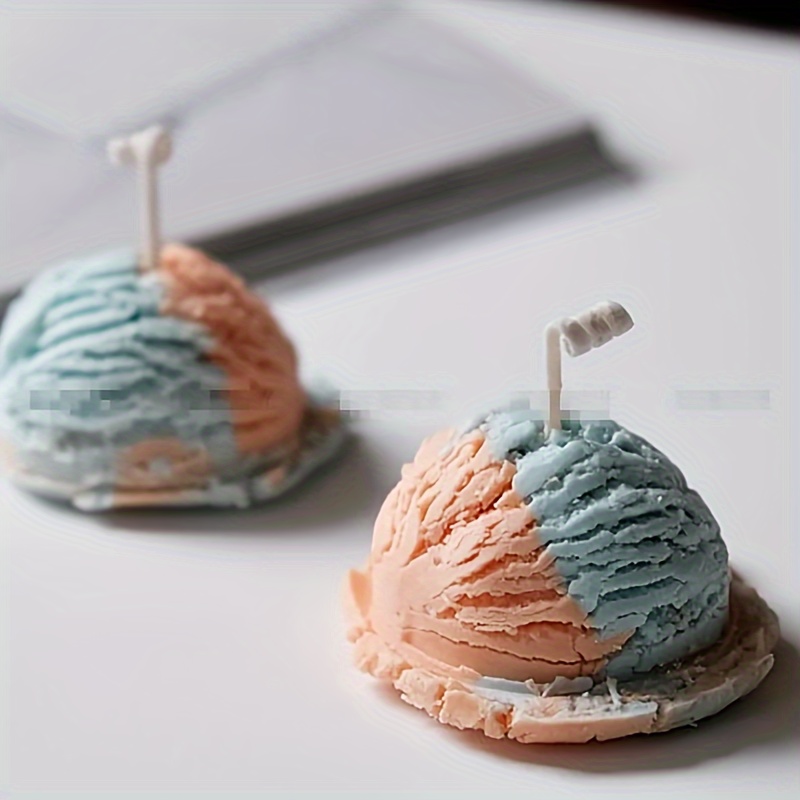 아이스크림 구형 양초 만들기 실리콘 비누 몰드 모델 D - Art Craft Ice Cream 리뷰 및 가격