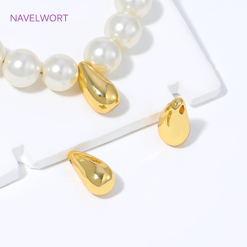 18K 금도금 황동 물방울 펜던트 테일 비즈, 장식용  - Art Craft Accessories 리뷰 및 가격