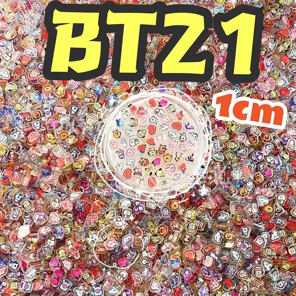 100개 BT21 BTS 단층 1cm/2cm/4cm 아 - Art Craft Accessories 리뷰 및 가격