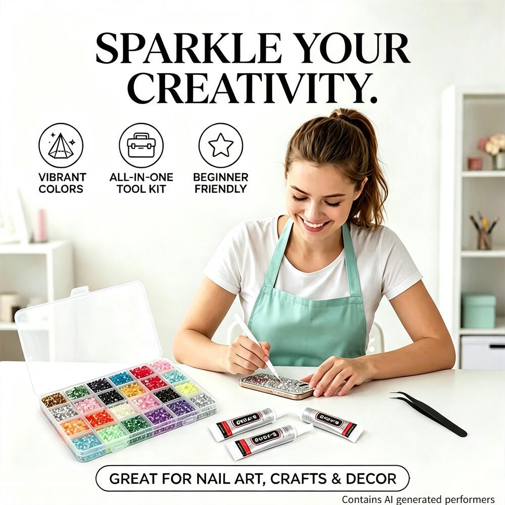 멀티 컬러 3mm 플랫백 레진 라인스톤 키트 젤리 다이 - Art Craft Glue 리뷰 및 가격